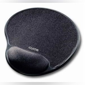 170. CURTIS BLACK ERGONOMIC MOUSE PAD WITH GEL CUSHION WRIST SUPPORT